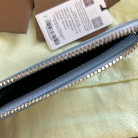 Burberry Alwyn Logo Printed Leather Zipped Coin/Card Case - Picture 4 of 5